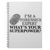 Funny Forensics Expert Notitieboek (Voorkant)