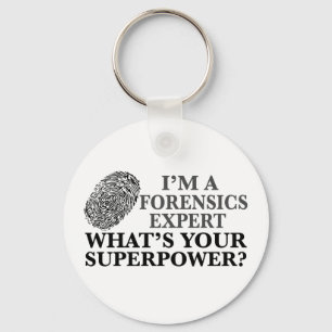 Funny Forensics Expert Sleutelhanger