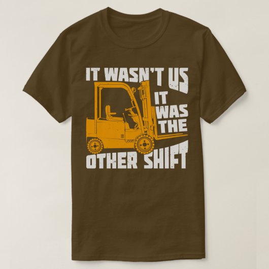 Funny Forklift Operator Cadeft T-shirt (Design voorkant)