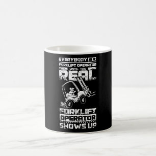 Funny Forklift Operator Koffiemok