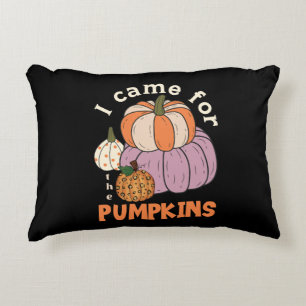 Funny Four Pumpkins Herfst Accent Kussen