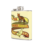 Funny Fox Duck Animal Pun Heupfles (Links)