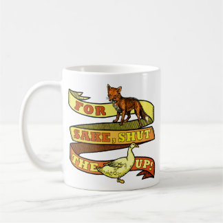 Funny Fox Duck Animal Pun Koffiemok