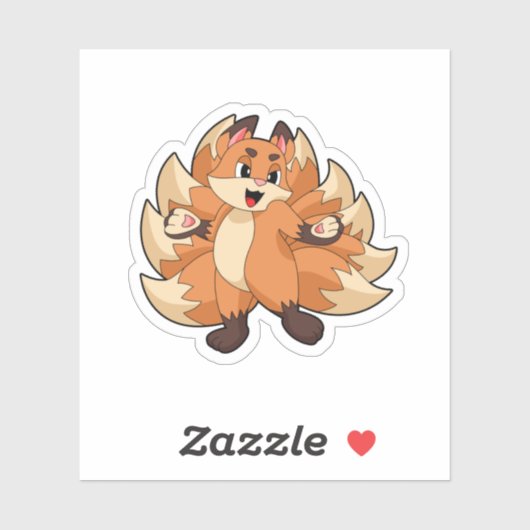 Funny Fox Sticker (Vel)