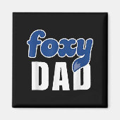 Funny Foxy Dad  Magneet (Voorkant)