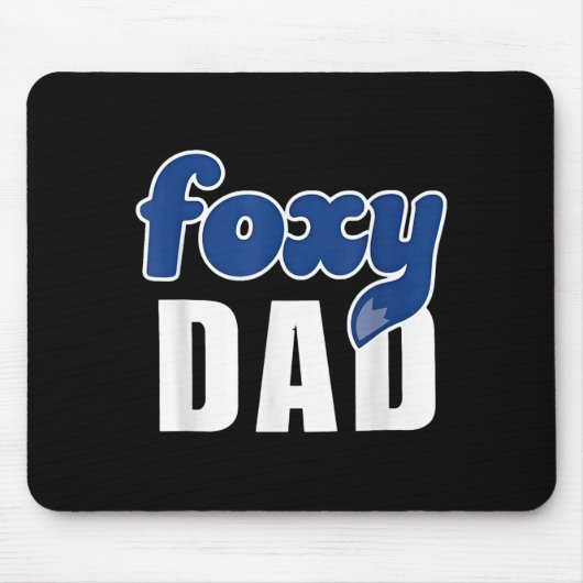 Funny Foxy Dad  Muismat (Voorkant)