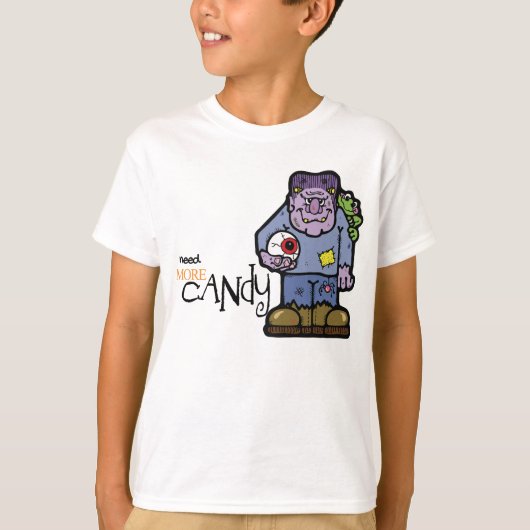 Funny Frankenstein Halloween T-shirt (Voorkant)