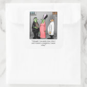 Funny Frankenstein Humor Halloween Stickers (Tas)