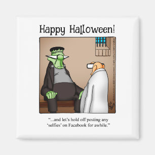 Funny Frankenstein Monster Humor Magnet Magneet