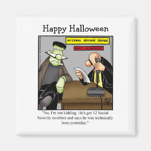 Funny Frankenstein Monster Humor Magnet Magneet