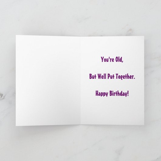 Funny Frankensteins Docteur carte d'anniversaire (Intérieur)