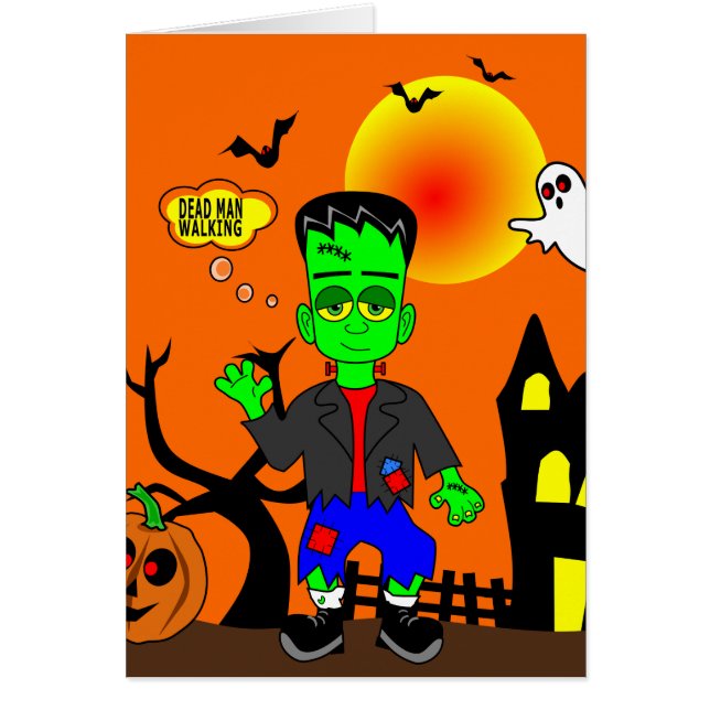 Funny Frankenstein's Monster Afbeelding (Voorkant)