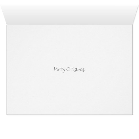 Funny Freaking Cold Merry Kerstmis (Binenzijde Horizontaal (Onderkant))