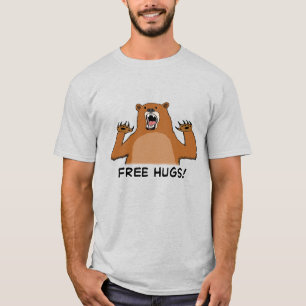 Funny Free Beer Hugs T-shirt