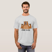 Funny Free Beer Hugs T-shirt (Voorkant volledig)