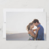 Funny Free Drink Beach Destination Wedding  Save The Date (Achterkant)