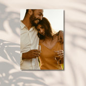 Funny Free Drink Photo Wedding Save the Date