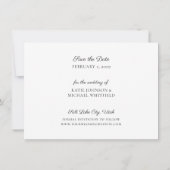 Funny Free Drinken Foto Save the Date Announding Kaart (Achterkant)