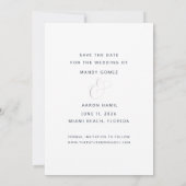 Funny Free Drinken Foto Wedding Save the Date (Achterkant)