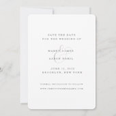 Funny Free Drinken Foto Wedding Save the Date (Achterkant)