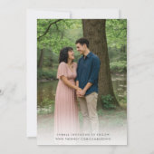 Funny Free Drinks Wedding Photo Save the Date (Dos)