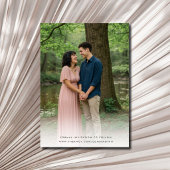 Funny Free Drinks Wedding Photo Save the Date