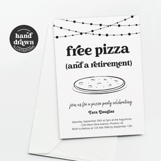 Funny Free Pizza & une invitation à la retraite