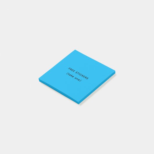 Funny Free Stickers Joke Post-it® Notes (Schuin)