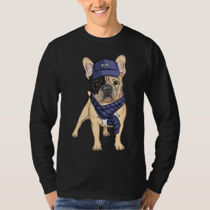 Funny French Baby Bulldog Puppy Stickers T-shirt