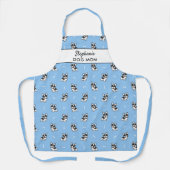Funny French Bull Dog Frenchie Pattern Schort (Voorkant)