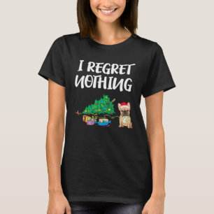 Funny French Bulldog Dog kerstcadeau Pet Fren T-shirt