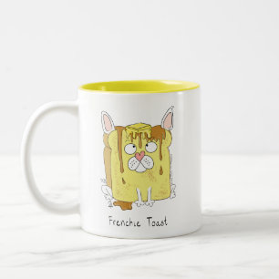 Funny French Bulldog Frenchie Dog Cute Kinderen Tweekleurige Koffiemok
