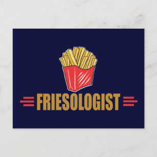 Funny French Fries Briefkaart