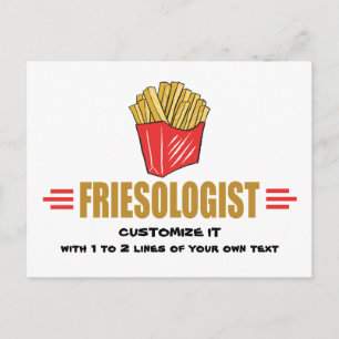 Funny French Fries Briefkaart