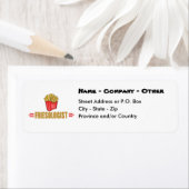 Funny French Fries Etiket (Insitu)