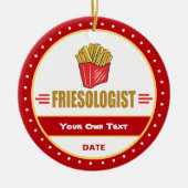 Funny French Fries Keramisch Ornament (Voorkant)