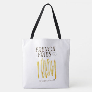 Funny French Fries Love Sac fourre-tout