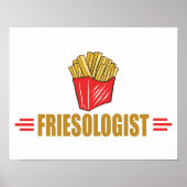 Funny French Fries Poster (Voorkant)