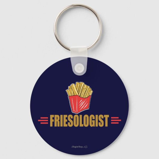 Funny French Fries Sleutelhanger (Voorkant)
