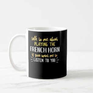Funny French Horn for Playing Music for Men and Wo Koffiemok