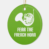 Funny French Horn Ornament (Links)