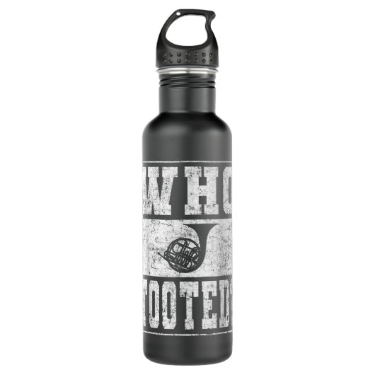 Funny French Horn Player Joke Waterfles (Voorkant)