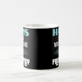 Funny Frequency Ham Radio Operator Coffee Mok Gift (Center)