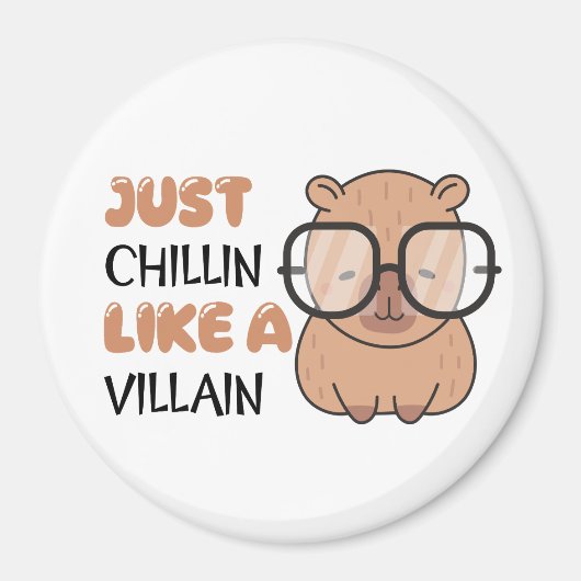 Funny Fridge Magnet Gift-Capybara Decal (Devant)