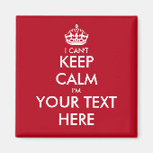 Funny fridge magnets | can'keep matricule (Devant)