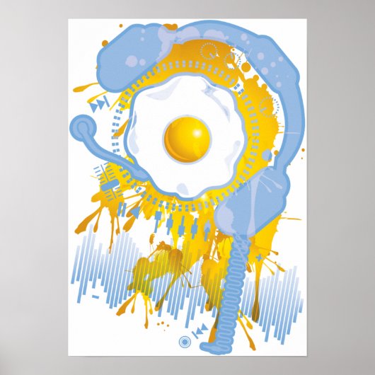 Funny_Fried_Egg Poster (Voorkant)
