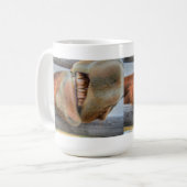 Funny Friendly Horse Muzzle en Teeth Koffiemok (Voorkant links)