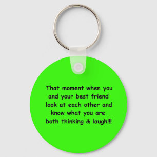 FUNNY FRIENDSHIP-MOMENTEN BESTE VRIEND KIJKEN ELK SLEUTELHANGER