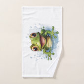 Funny frog bad handdoek (Handdoek)