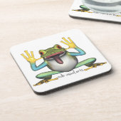 Funny Frog Cork Dessous de verre (Côté gauche)